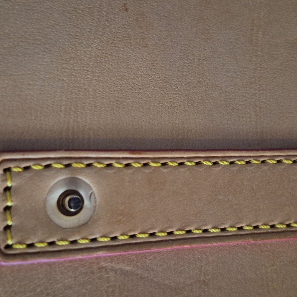 Dooney & Bourke Green and Tan Tote Bag - Picture 7 of 7